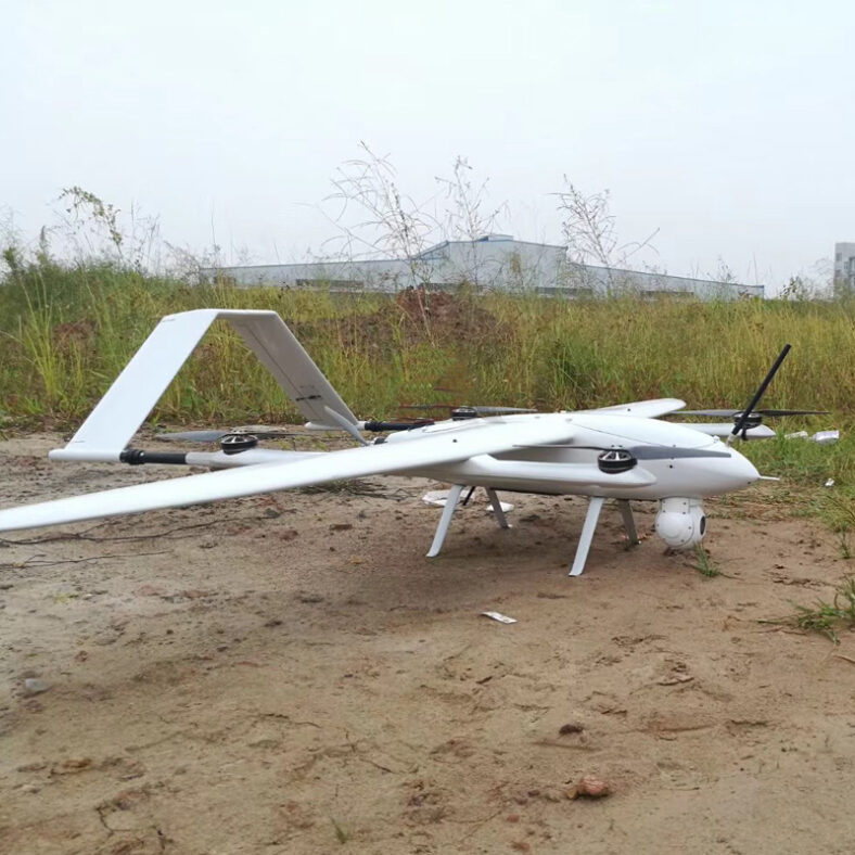 long endurance fixed-wing VTOL drone for mapping and surveying