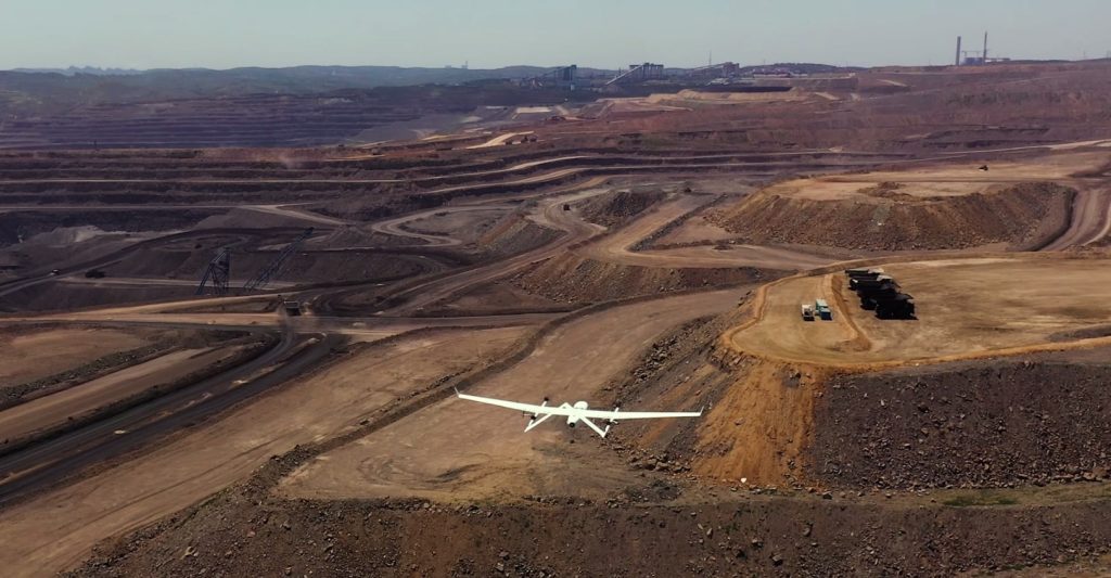 what can drone do for mining area?